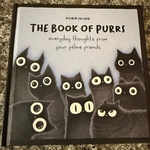 The Book of Purrs by - Black and Gray Cat Book